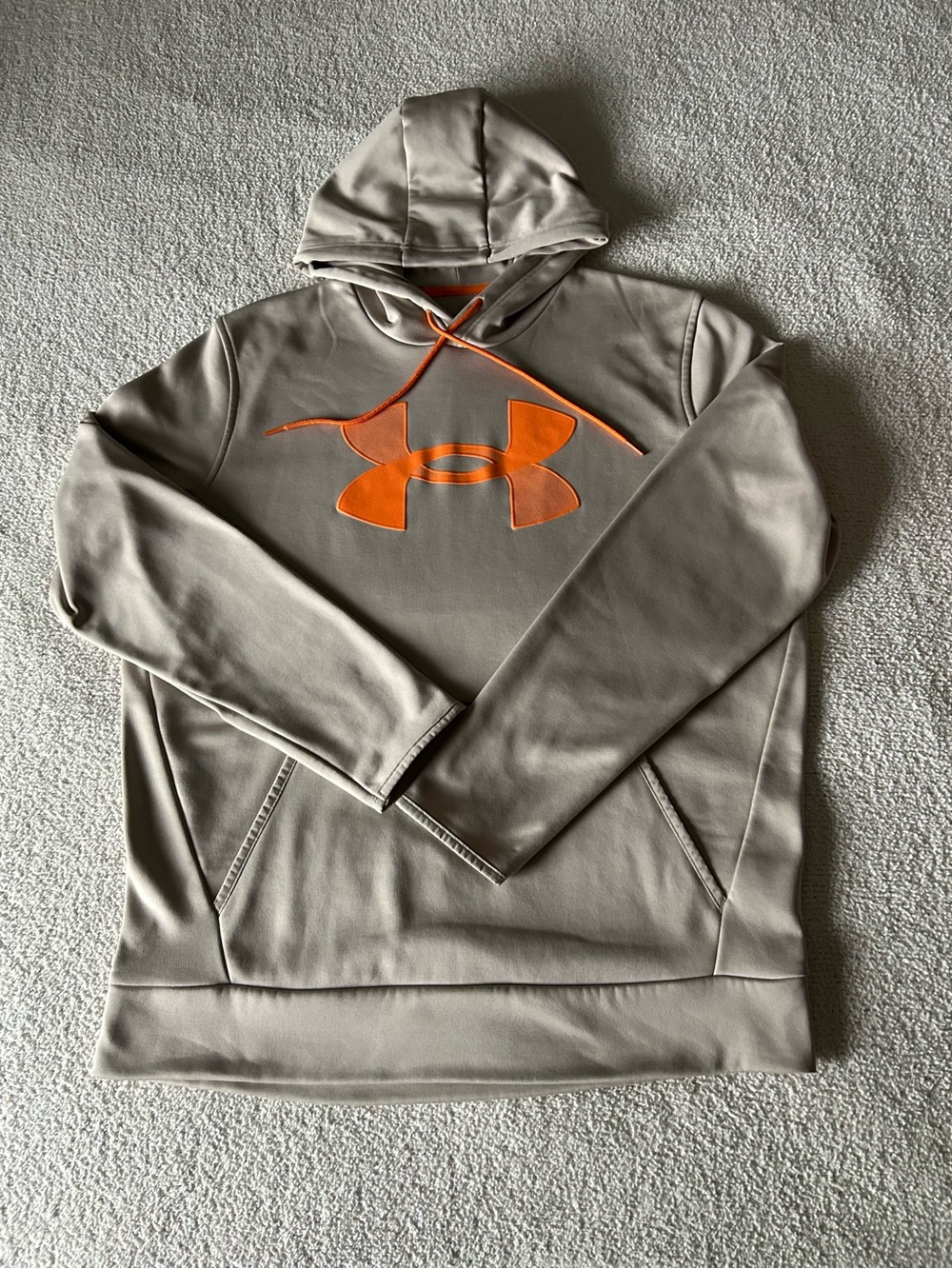 Under armour Men's  Hoodie with  Orange Logo